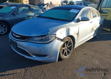 2015 Chrysler 200 Limited z USA, uszkodzony, nr VIN 1C3CCCAB0FN710604